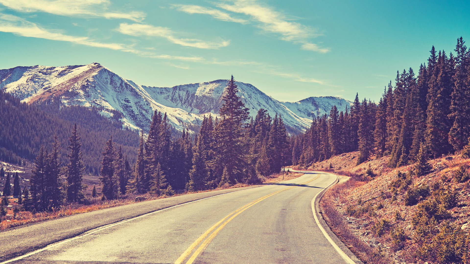 Mountain road, Colorado